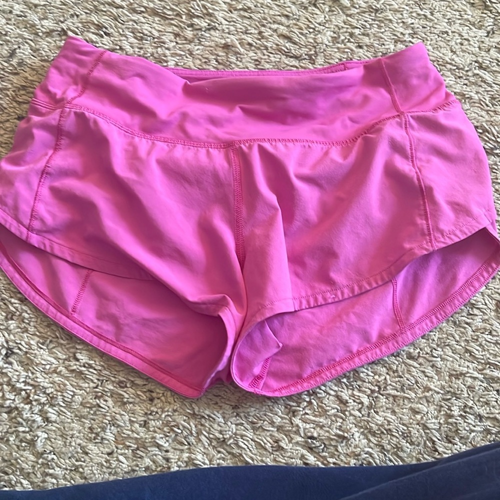 lululemon size 2 sonic pink speed ups